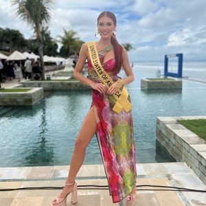 Mahala Dress in Pink Multi by J.Angelique